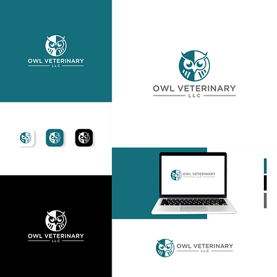 Owl Veterinary LLC branding creative ecommerce fiverr fiverr.com fiverrgigs flat graphic design logo designer minimalist modern