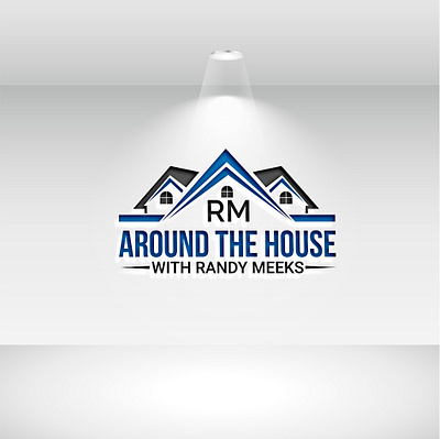 Around the house branding creative design graphic design icon illustrator logo logo design modern typography