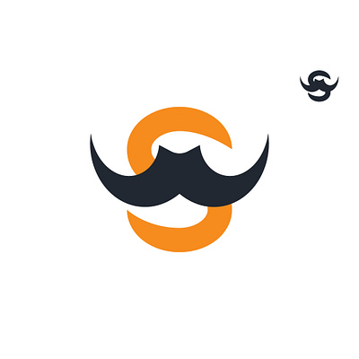 Mustache Letter S Logo (For sale) barber barbershop buy cut for sale haircut letter logo logos logotype man moustache moustaches mustache mustaches s s logo sale sales shop