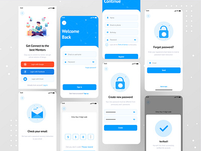 Travel app (Sing up screen) android app design forgot password ios launch screen login material design new user onboarding onboarding flow passcode register setup profile signup splash screen ui ui kit ux walkthroughs