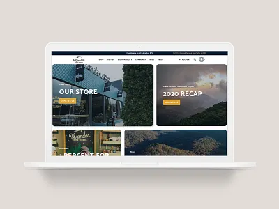 Wander North Georgia design ecommerce interface store design ui ux website woocommerce