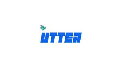 Utter Channel Logo app app design app developer app developers app development app development company branding design graphic design illustration illustrator logo software company software design ui ux website youtube youtube banner youtube channel