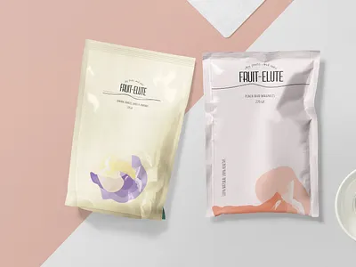 Fruitelute Branding & Packaging brand branding concept fruits and nuts ideas logo packagedesign pastels