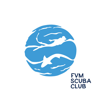 Fuvahmulah Scuba Club Logo dive illustration logo logodesign scuba scuba diving simple