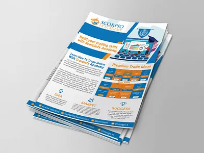 Creative Flyer design for crypto trainer creative design crypto flyer flyer template print design