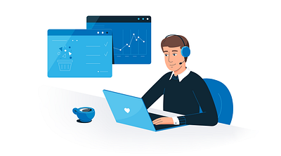 Office worker awesome awesome design best shot blue and white boy illustration business call character design characterdesign flatillustration freelance design freelance illustrator graphicart graphicdesign job man meeting office vector vectorillustration