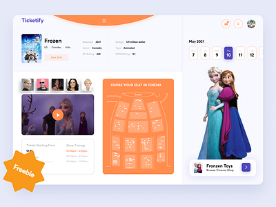 Ticketify - Movie Tickets Book App booking cinema cinema booking free figma source freebie movie app movie booking movies moving booking table app ticket app ticket booking ticketing tickets