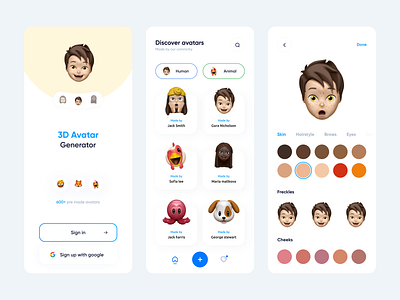 IOS Vibe 3d 3d avatars 3d design apple avatar avatar generator character daily ui ios ios app design macos memoji minimal mobile mobile app mobile ui simple ui trend ui design ux design