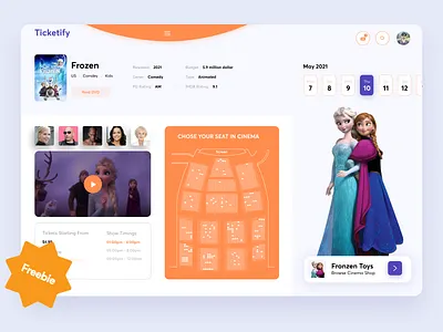 Ticketify - Movie Tickets Book App booking cinema cinema booking free figma source freebie movie app movie booking movies moving booking table app ticket app ticket booking ticketing tickets
