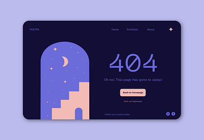 Daily UI - 404 page 404 404 not found 404 page dailyui dailyuichallenge design illustration ui uidesign uiux vector webdesign