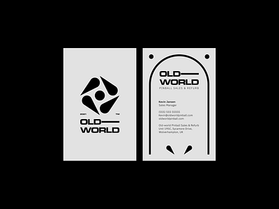 Old World Pinball Sales & Restoration branding clean conceptual design eighties eurostile flat gamedesign graphicdesign illustrator logo logomark logotype mark minimal monochromatic pinball retro vector vintage