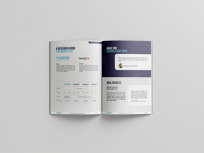 Layout design (Marketing Automation Guide - Mondo) book book layout book layout design brand branding design graphic graphicdesign layout layoutdesign typography