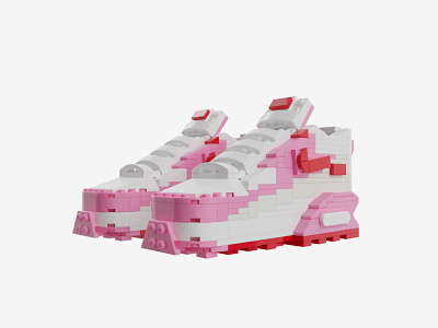 Bricks Kicks Air Max 90 "Love Letter" Collectible Kit 3d collectibles design lego model nike nike air max toys