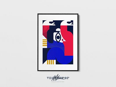 Mr. Magnetik "Confined" — VectorPop Limited Art Prints flat graphicdesign illustration limited edition minimal poster poster art poster design posters print vector