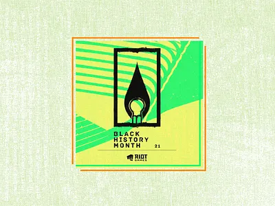 Happy BHM from Riot Noir! advertising blackhistorymonth brand branding campaign design design logo marketing noir typography vector