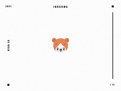 INUKUMA animal art bear brand brand identity branding design flat graphic graphic design graphicdesign graphics illustration logo logos vector