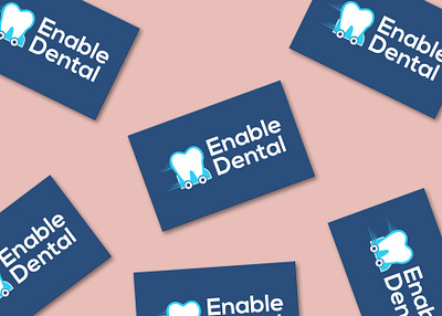 Business Card Design | Enable Dental bussines card design marketing mockup redesign