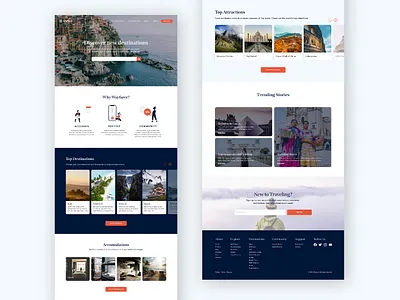 Wayfarer Desktop designlab travel travel app travel site travel website traveling ui ui design user interface user interface design web web design website website design