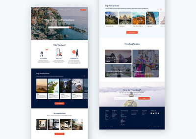 Wayfarer Desktop designlab travel travel app travel site travel website traveling ui ui design user interface user interface design web web design website website design