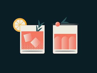 Pinkies Up cocktail drinks gradient gradient color gradient design gradient logo gradients illustration illustration art illustrations illustrator procreate texture