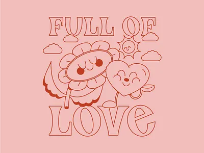 Valentines 2021 daisy design dribbbleweeklywarmup flowers heart illustration lettering love pink red typogaphy valentine valentine day valentines