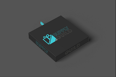 Gifts and Hobbies Logo art art supplies gift gift box gifts logo logodesign logodesigner minimal minimalist logo mockup mystery box pencil supplies vector