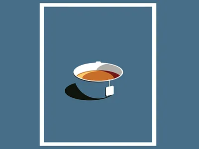 TEA 2d advertising art artwork beverage breakfast cup editorial food food illustrations illustration illustration art illustrator minimal morning poster sketch sugar tea tea bag