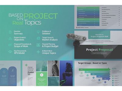 Project Proposal PowerPoint Template annualreport business plan business proposal business report company profile marketing plan project plan