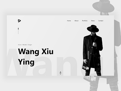 Models Portfolio Landing Page UI Kit adobe xd fashion fashion design landing landing design landing page landing page concept landing page design landing page ui landing pages landingpage model models models agency ui ux uiux