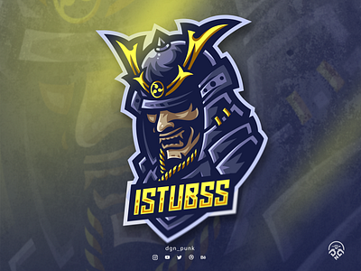 Samurai logo made for client app artwork brand branding character design design esports game game art gaming logo logos mascot ui