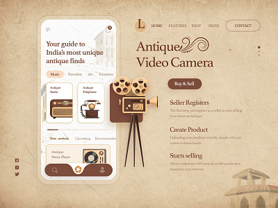 Antique shop App Design: Product Design 2021concept antiques app design clean ui creative design mobile app design modern product design productdesign shop uiux uxdesigner