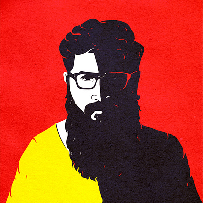 Self Portrait art digital illustration