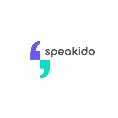 speakido branding language school logo s logo mark