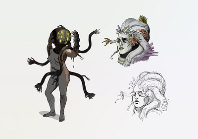 concept art - characters art color comic comics concept draw illustration ink sketch woman