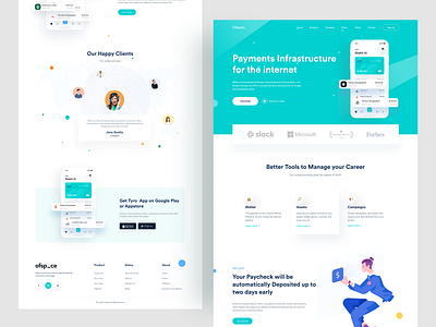 Ofspace | Web Explorations | Fintech Industry 2021 trend banking creative design design financial fintech landingpage minimal ofspace payment app popular uidesign web webdesign website design website design and development