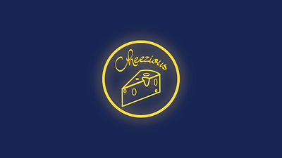 Cheese Logo branding cafe logo circle logo graphic design logo design minimalist logo neon logo restaurant logo