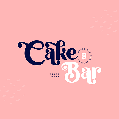 Cake Bar Brand Identity branding cake cake logo design logo logo design logos logotype