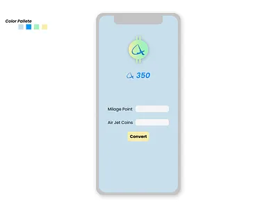 AirJet Coin Homescreen branding design figma flat icon logo minimal typography ui ux