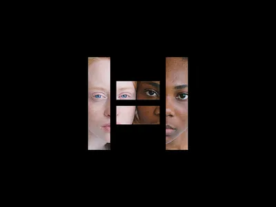 Halve Clothing logo application apparel apparel logo bold brand identity branding clothing diversity equal equal rights geometric h logo letter h lettermark logo logo design minimal monogram simple social justice