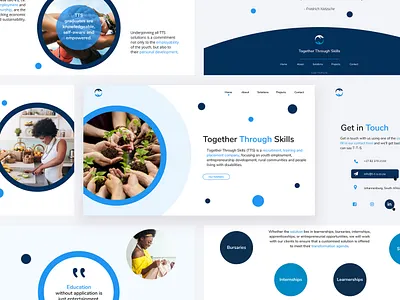 T-T-S Web Design brand identity branding design flat minimal web web design web development website