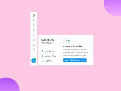Profile / Avatar Menu actions avatar avatars log in log out manage manage account profile profile card profile design profile page profiles quick actions side menu side nav side navigation sidebar sidebar menu sidebar navigation your profile