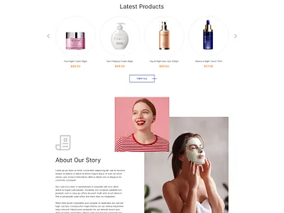 Treatme - Theme Design 3 2021 body dental design photoshop skin theme uiux web design