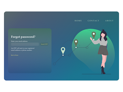 Forgot Password | Sample Website Design design forgot password ui ux web