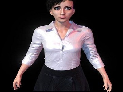 3d woman