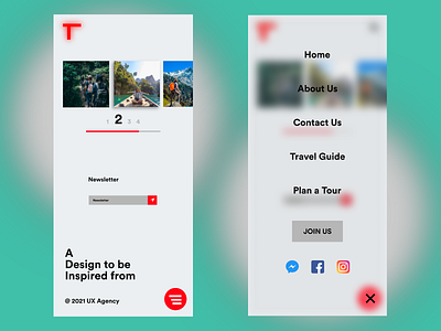 Travel agency Mobile View design frontend frontend design illustration ui uidesign uiux uiux design ux uxdesign web design