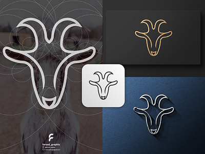 Goatham Logo animals awesome branding circle clean corporate branding design goat golden ratio grid illustration inspiration line logo logodesign minimal modern simple vector