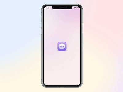 Chat App Animation (PART 1) animation animation design animations app branding clean design illustration interaction minimal motiongraphics ui vector