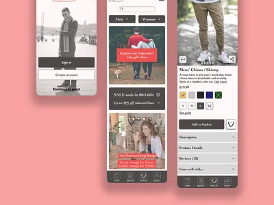 Modura Clothing | eCommerce fashion brand | App concept app design designlab fashion icon logo modura typography ui