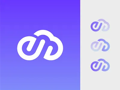 Cloud + Letter e + m abstract branding cloud creative logo data dynamic geometric hosting identity letter logo logo logo design mark modern monogram sky symbol technology