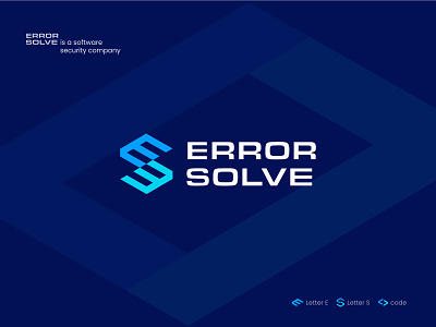 Error Solve- software security company's logo design a b c d e f g h i j k l m n logo abstract branding code color company design es logo letter logo letter mark logo logo design logo designer minimal modern logo monogram o p w r s t u v w x y z logo simple logo software company logo tech